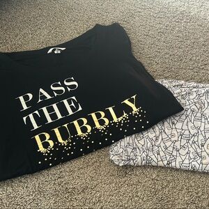 ‘Pass the Bubbly' Cool Nights PJ Set